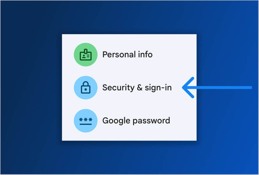 Security & sign-in